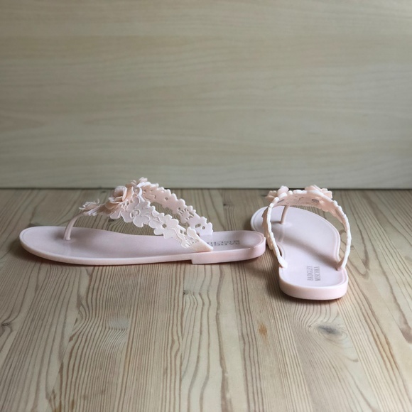 NEW Badgley Mischka Bali Jelly Flip Flops - Picture 4 of 7